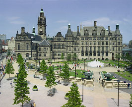 Centre ville de Sheffield